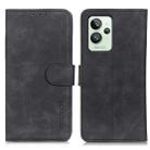 For OPPO Realme GT2 Pro KHAZNEH Retro Texture Horizontal Flip Leather Phone Case(Black) - 1