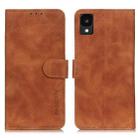 For TCL 30 Z KHAZNEH Retro Texture Horizontal Flip Leather Phone Case(Brown) - 1