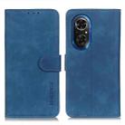 For Honor 50 SE / Huawei Nova 9 SE KHAZNEH Retro Texture Horizontal Flip Leather Phone Case(Blue) - 1