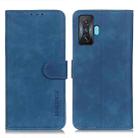 For Xiaomi Poco F4 GT 5G KHAZNEH Retro Texture Horizontal Flip Leather Phone Case(Blue) - 1