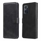 For OPPO Realme 9i / A36 / A76 / A96 4G Classic Calf Texture Flip Leather Case(Black) - 1
