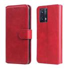 For OPPO Realme 9 Pro+ Classic Calf Texture Flip Leather Case(Red) - 1