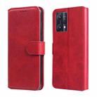 For OPPO Realme 9 Pro / Realme V25 Classic Calf Texture Flip Leather Case(Red) - 1