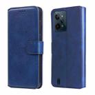 For OPPO Realme C31 Classic Calf Texture Flip Leather Case(Blue) - 1