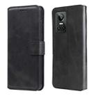 For OPPO Realme GT Neo3 Classic Calf Texture Flip Leather Case(Black) - 1