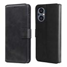 For OPPO Reno7 Z 5G / A96 5G Classic Calf Texture Flip Leather Case(Black) - 1