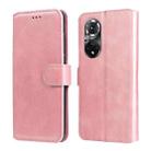 For Honor 50 Pro / Huawei nova 9 Pro Classic Calf Texture Flip Leather Case(Rose Gold) - 1