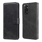 For Xiaomi Redmi Note 11 Global / Note 11S Classic Calf Texture Flip Leather Case(Black) - 1