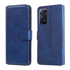 For Xiaomi Redmi Note 11 Pro 4G / 5G Classic Calf Texture Flip Leather Case(Blue) - 1