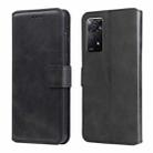 For Xiaomi Redmi Note 11 Pro 4G / 5G Classic Calf Texture Flip Leather Case(Black) - 1