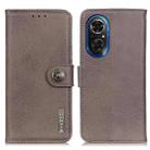 For Honor 50 SE / Huawei Nova 9 SE KHAZNEH Cowhide Texture Horizontal Flip Leather Phone Case(Khaki) - 1