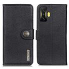 For Xiaomi Poco F4 GT 5G KHAZNEH Cowhide Texture Horizontal Flip Leather Phone Case(Black) - 1