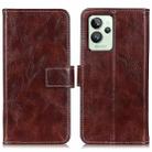 For OPPO Realme GT2 Pro Retro Crazy Horse Texture Leather Phone Case(Brown) - 1