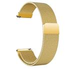 For Galaxy Watch Active Milanese Watch Band(Golden) - 1