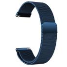 For Galaxy Watch Active Milanese Watch Band(Blue) - 1