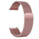 For Galaxy Watch Active Milanese Watch Band(Rose Pink) - 1