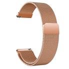 For Galaxy Watch Active Milanese Watch Band(Rose Gold) - 1