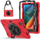For Xiaomi Pad 5 / Pad 5 Pro Silicone + PC Tablet Case(Red) - 1