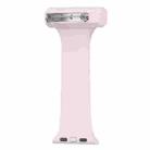 Silicone Nurse Watch Band For Apple Watch Series 9&8&7 41mm / SE 3&SE 2&6&SE&5&4 40mm / 3&2&1 38mm(Pink) - 3