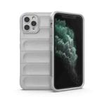 For iPhone 11 Pro Magic Shield TPU + Flannel Phone Case (Grey) - 1