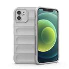 For iPhone 12 Magic Shield TPU + Flannel Phone Case(Grey) - 1