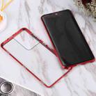 For Samsung Galaxy S21 Ultra 5G Anti-peeping Magnetic Double-sided Tempered Glass Phone Case(Red) - 3