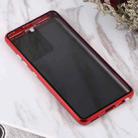 For Samsung Galaxy S21 Ultra 5G Anti-peeping Magnetic Double-sided Tempered Glass Phone Case(Red) - 4