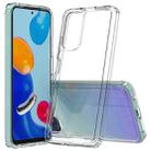 For Xiaomi Redmi Note 11 Global/Redmi Note 11S Scratchproof TPU + Acrylic Protective Phone Case(Transparent) - 1