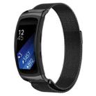 For Galaxy Gear Fit 2 & R360 Milanese Watch Band(Black) - 1