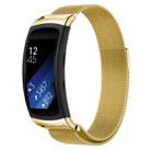 For Galaxy Gear Fit 2 & R360 Milanese Watch Band(Golden) - 1