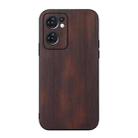 For OPPO Reno7 5G International Version / Find X5 Lite Yellow Cow Texture PU Phone Case(Coffee) - 1