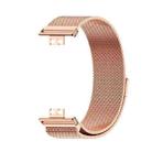 For Huawei Watch Fit Mijobs Milan Magnetic Stainless Steel Watch Band(Rose Gold) - 1