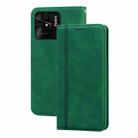 For Xiaomi Redmi 10C Frosted Business Magnetic Flip Leather Phone Case(Green) - 1