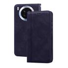 For Huawei nova 8i Frosted Business Magnetic Flip Leather Phone Case(Black) - 1