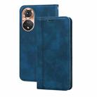 For Huawei nova 9 Frosted Business Magnetic Flip Leather Phone Case(Blue) - 1