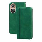 For Huawei nova 9 Frosted Business Magnetic Flip Leather Phone Case(Green) - 1