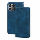 For Honor X8 / X30i Frosted Business Magnetic Flip Leather Phone Case(Blue) - 1