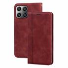 For Honor X8 / X30i Frosted Business Magnetic Flip Leather Phone Case(Brown) - 1