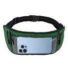 Transparent View Sports Waist Bag Pouch(Green) - 1