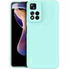 For Xiaomi Redmi Note 11 Pro China / Note 11 Pro+ 5G IMAK UC-4 Series Straight Edge TPU Phone Case(Light Cyan) - 1