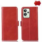 For OPPO Realme GT2 Pro Crazy Horse Top Layer Cowhide Leather Phone Case(Red) - 1