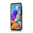 For Samsung Galaxy A21s Double Buckle Mandala PU+TPU Phone Case(Purple) - 3
