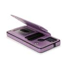 For Samsung Galaxy A21s Double Buckle Mandala PU+TPU Phone Case(Purple) - 7