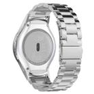 For Galaxy Gear S2 & R720 Three Pearl Steel Watch Band(Silver) - 1