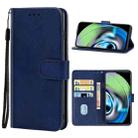 For OPPO Realme V23 Leather Phone Case(Blue) - 1