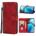 For vivo iQOO Neo6 SE Leather Phone Case(Red) - 1