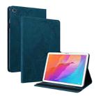 For Huawei MatePad T 10s/Enjoy Tablet 2 Butterfly Flower Embossed Leather Tablet Case(Blue) - 1