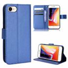 For iPhone SE 2022 / SE 2020 / 8 / 7 Diamond Texture Leather Phone Case(Blue) - 1