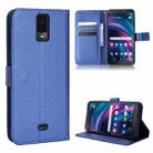 For BLU View 3 B140DL Diamond Texture Leather Phone Case(Blue) - 1