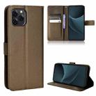 For Blackview A95 Diamond Texture Leather Phone Case(Brown) - 1